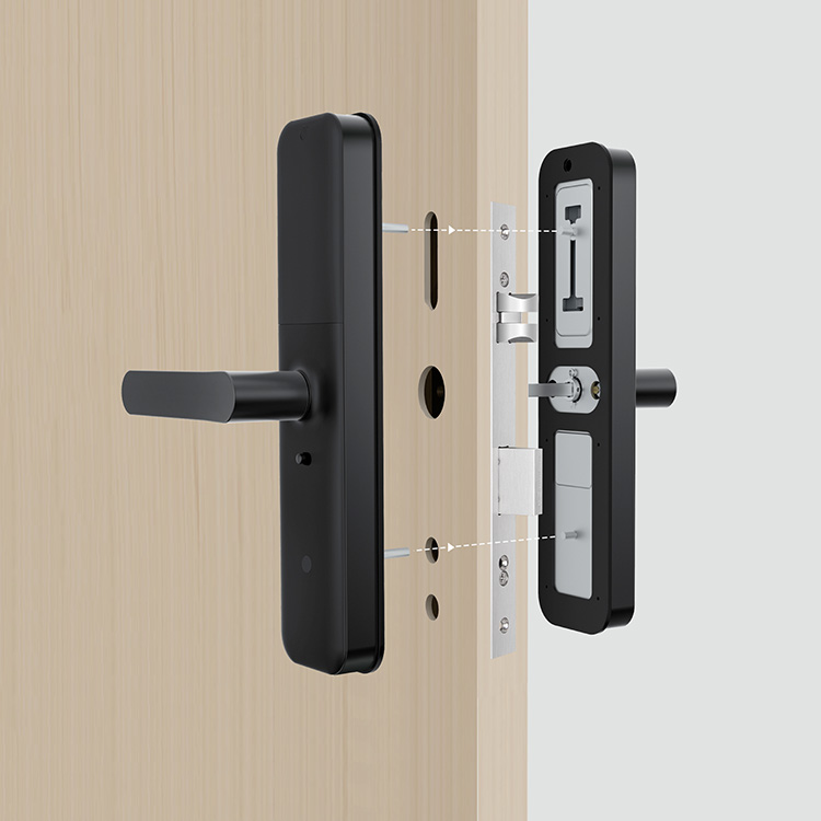 Cerradura en acabado plata - Vista 5